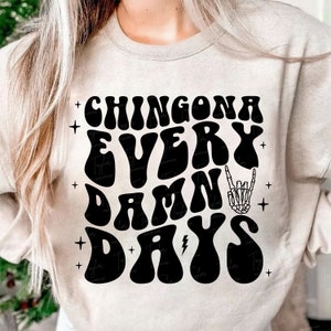 Chingona svg, Latein svg, Mexikanische SVG PNG, Latein Png, Chicana Af svg, Chicana af svg, Shirt svg, mexikanische Png