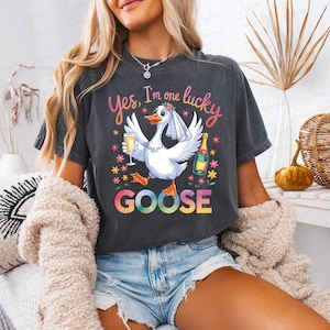 Oui, je suis la mariée Lucky Goose Bride, Silly Goose Bride, Funny Goose Lover Png, Mariage EVJF drôle Png