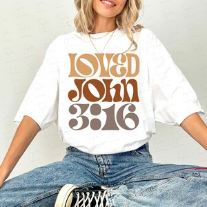 Boho Christian Valentines png, Loved John 3:16 png, Boho Valentine png, Valentijnsdag png, bijbelvers png, XOXO png