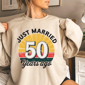 50 jaar geleden net getrouwd png, vrouw en echtgenoot 50e huwelijksverjaardag png, 50 jaar getrouwd