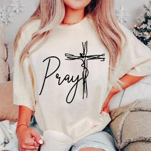 Pray Svg, Prayer Svg, Pray Png, Christian svg, Bible verse svg, Religious Svg, Christian Cross svg, Christian shirt svg, Jesus Svg