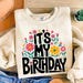 Floral Birthday Png, It's My Birthday Design Png, Boho Birthday ...