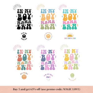 In meinem Jungen Mom Era SVG PNG, in meinem Mom Era svg, Boy Mom svg, Boy Mom Shirt svg, Boy Mom Club, boy Mama svg, Erwartete Mom svg, Gender Reveal