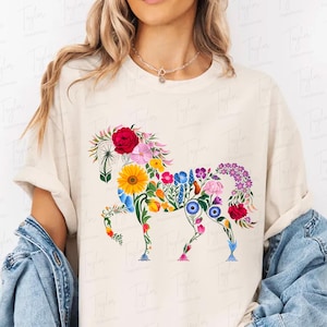 Wildflower Horse Lovers Png, Horse Cute Women Western Gift, Cowgirl Sublimation Design, Horse Png, Digital Download