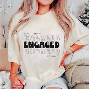 In My Engaged Era Svg, In My Bride Era, Fiance Svg, Custom In My Engaged Era Png, Bachelorette Party Svg, Engagement Png, Engaged Era Png