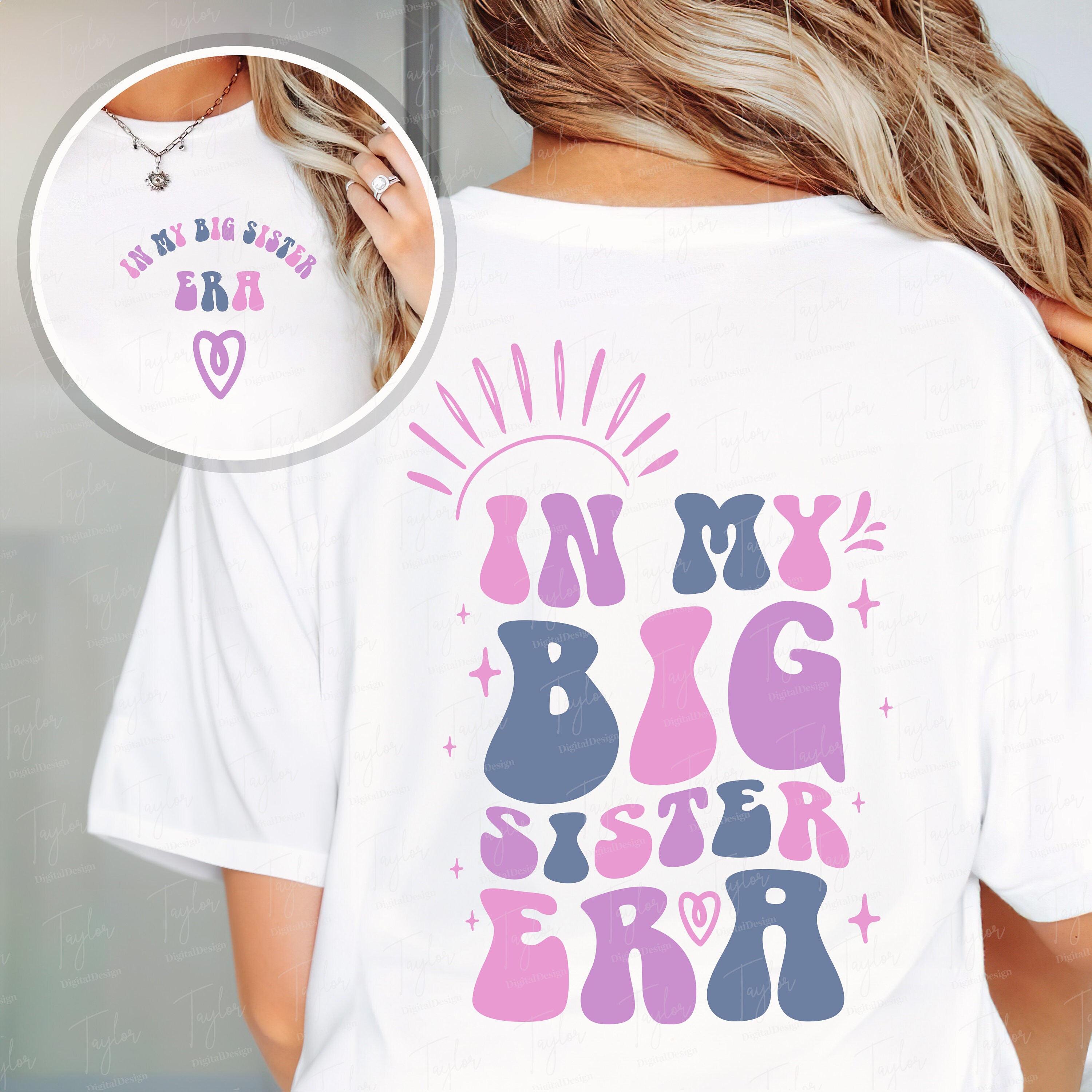 In My Big Sister Era Svg Png, Big Sister Shirt Svg, Funny Toddler Svg ...