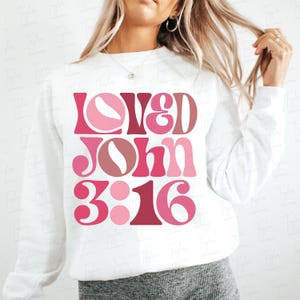 San Valentino cristiano rosa Png, amato Giovanni 3:16 Png, San Valentino boho Png, San Valentino rosa Png, Versetto della Bibbia Png, XOXO Png