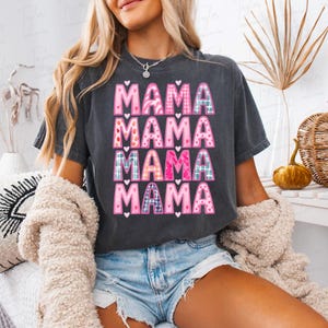 Boho Mama Png, Pink Mama Shirt png, Mother&#39;s Day Png, New Mom png, Groovy Mama Shirt Png, Retro Mama