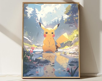 ポケモン アートポスター ピカチュウ Amazon.com: Pokémon - Pikachu Anime Wall Poster, 34L