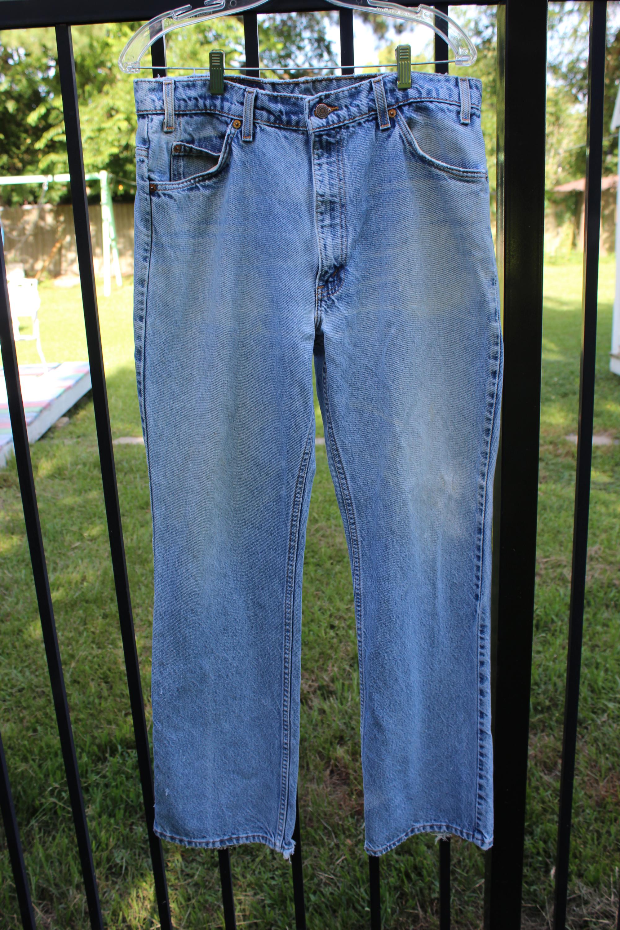 Vintage Levi Jeans Boot Cut 517 90s Y2k Men's 36x 32 Light Wash - Etsy