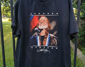 XL t-shirts vintage willie nelson country legend très bon état festivals de musique classique unisexe