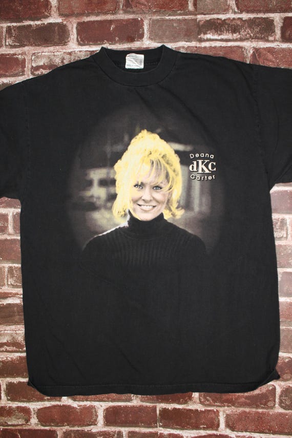 M/L Deana Carter vtg 90s tshirt face country classic