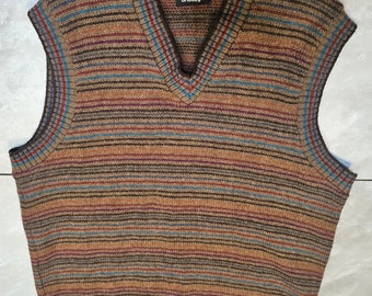 Robert Bruce vintage sweater vest mens M