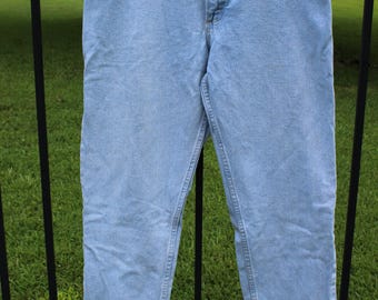 wrangler light wash jeans women vtg 14 x32 1980s