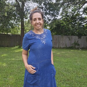 baby shower blue dress Sarelle