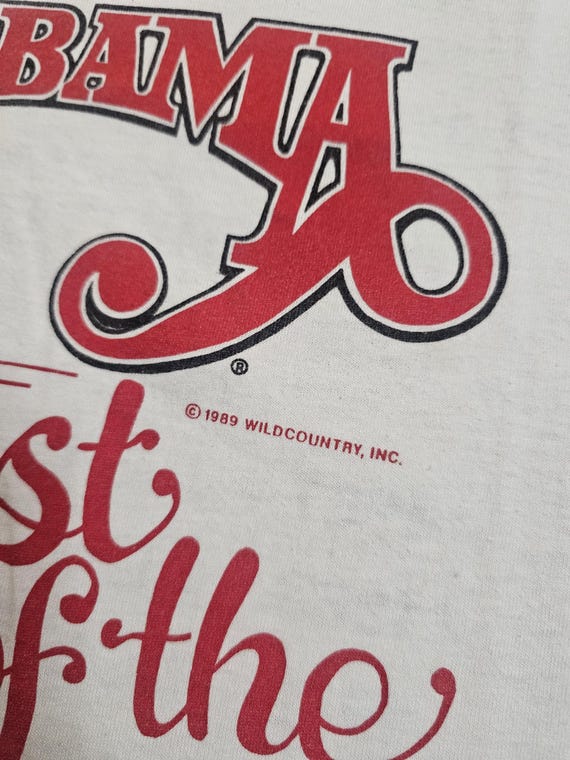 M/ L Alabama Band Vintage 80s Decade Shirt 1989 Artists