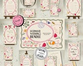 Ultimate Wedding Bundle Templates Editable Complete Wedding Stationery Wedding Suite Printable Wedding Sign Bundle Wedding Day Templates 05