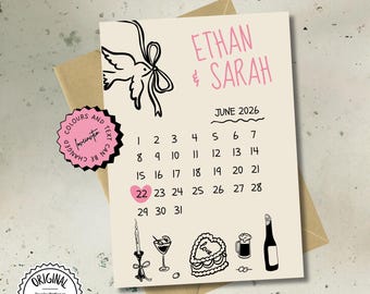 Save the Date Template , Printable Save the Dates , Editable Wedding Invitation,Unique Invite ,Wedding Save the Date Digital Invite