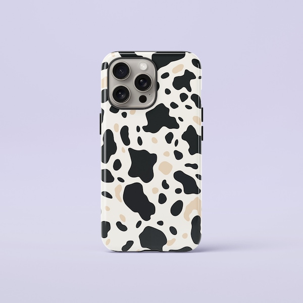 Elegant Animal Print, Abstract Cow Phone Case, iPhone 13,14,15 Personalized Cases for Apple iPhone 13 Pro iPhone 12 11 Pro Max iPhone  8 XR