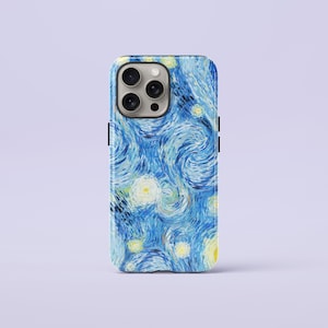 Vincent Van Gogh The Starry Night Artwork Art Phone Case iPhone 16 Pro Max Plus 15 14 13 12 11 Pro Max 8 Tough Case Gift for her
