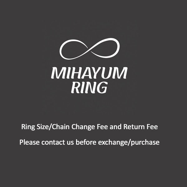 Ring Size/Chain Change Fee and Return Fee