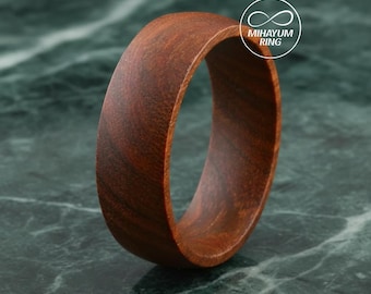 Wood Rings for Men, Mens Wood Ring, Mens Wooden Wedding Band, Koa Wooden Wedding Ring, Women / Mens Wood Wedding Band, Wooden Ring
