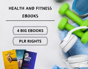 Big Health And Fitness eBooks Bundle | PLR & Master Resell Rights | Weight Loss | Fitness