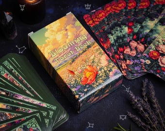 Terra: Botanical Tarot Deck / Plant Ally Deck / 78 Cards Hand