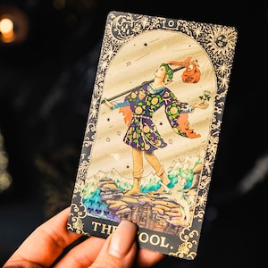 Rider Waite style Dark Tarot Deck, Stars Tarot, Beginner Friendly Set