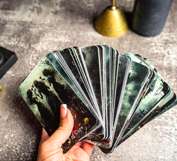 Genérico Tarjetas de Tarot Oculta,Occult Tarot Cards,Tarot Deck,Card Game,Juguetes de adivinación