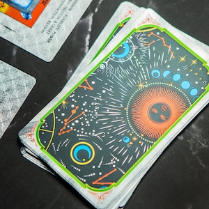 Learning Tarot, Beginner Tarot, Training Tarot, Tarot Cards with Meaning, Keyword Tarot Deck with Text, Rider Waite Tarot, Tarot Deck in Box