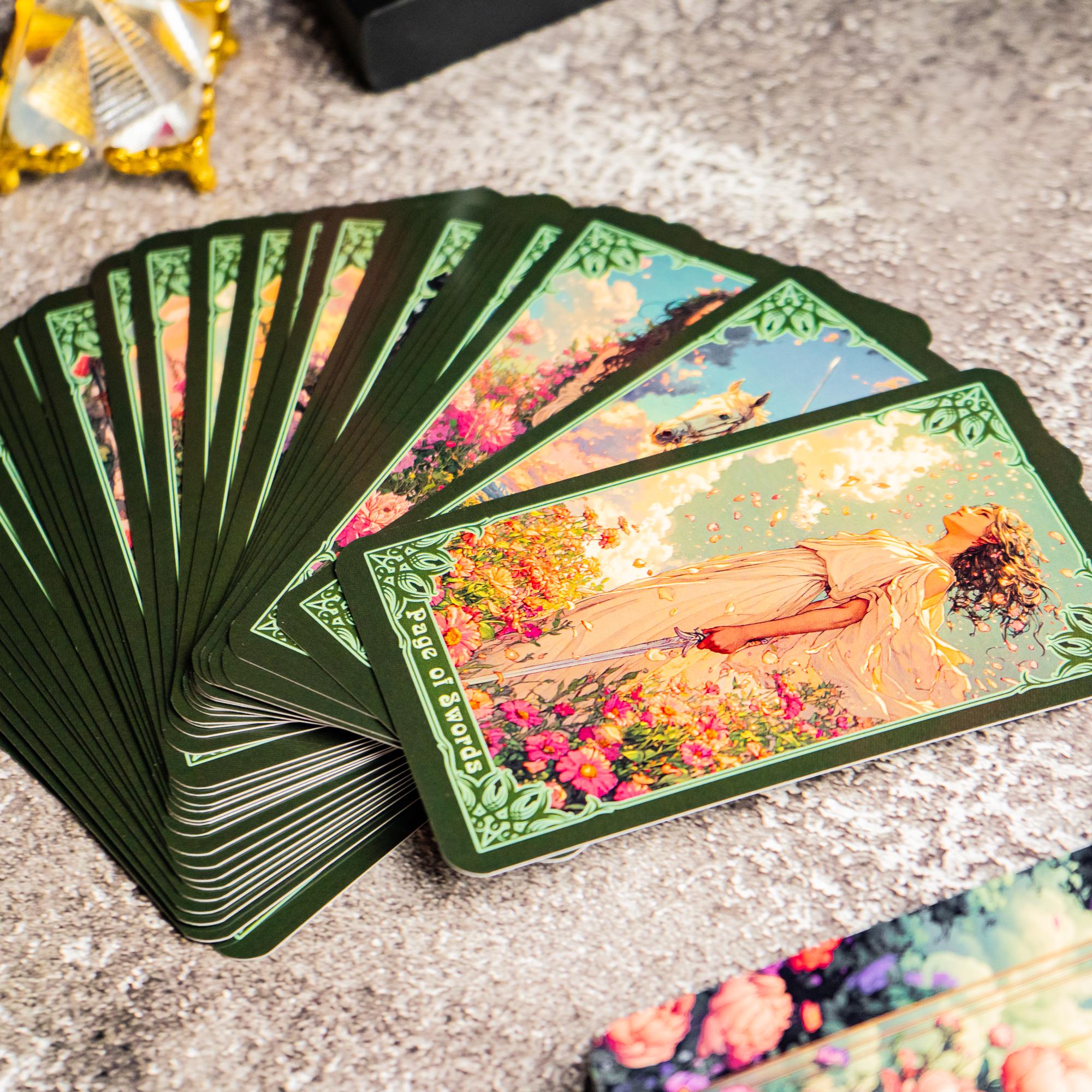 The Blooming Tarot Deck Botanica Oculta, Floral Tarot With