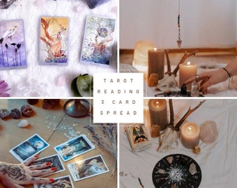 Tarot Reading 3 Card Spread - Etsy