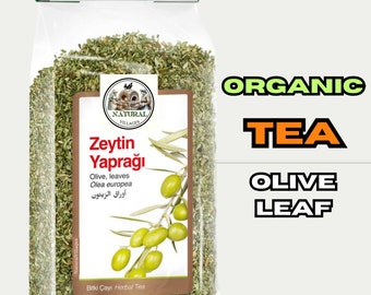 Organic Olive Leaf Tea (chopped) | Olive Leaf | Dried Herbs | Natural Tea | Sun Dried | Tasty