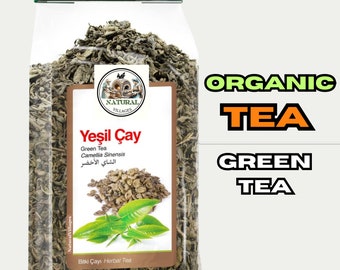 Bio-Grünteeblatt | Grüne Teeblätter | Getrockneter grüner Tee | Natürlicher Tee | Sonnengetrocknet | Lecker