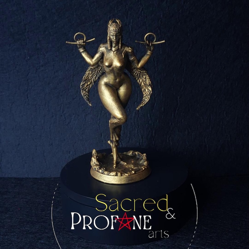 LILITH - Ishtar - Inanna - Statue Decoration - Historically Accurate - Pagan Idol - Dark Goddess - Altar Figurine - Witches image 3