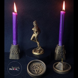 LILITH - Ishtar - Inanna - Statue Decoration - Historically Accurate - Pagan Idol - Dark Goddess - Altar Figurine - Witches image 6