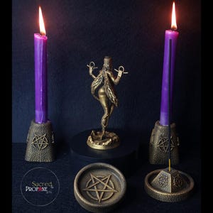 LILITH - Ishtar - Inanna - Statue Decoration - Historically Accurate - Pagan Idol - Dark Goddess - Altar Figurine - Witches image 8