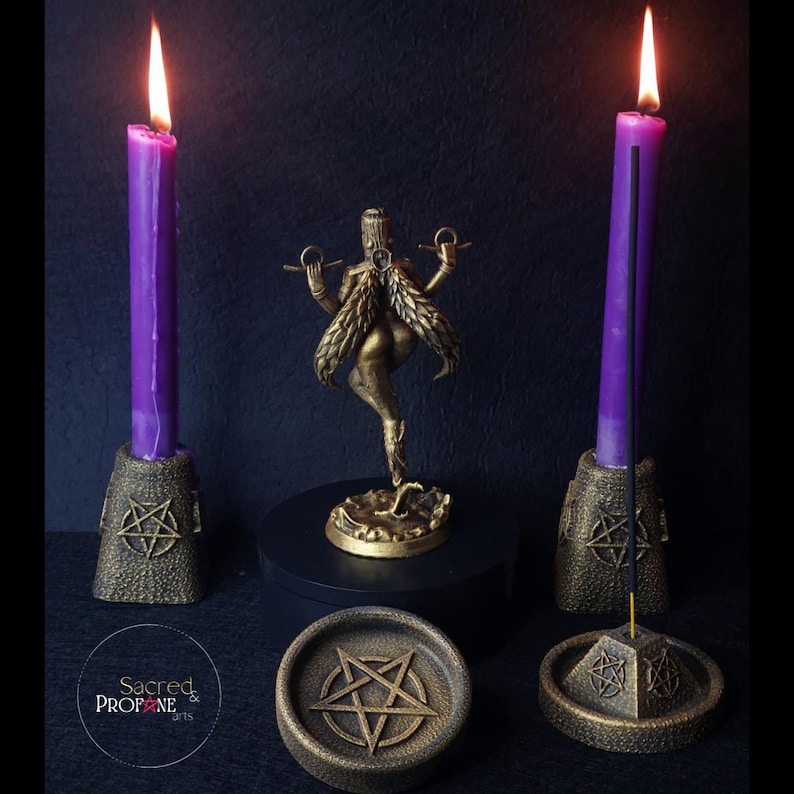 LILITH - Ishtar - Inanna - Statue Decoration - Historically Accurate - Pagan Idol - Dark Goddess - Altar Figurine - Witches image 7