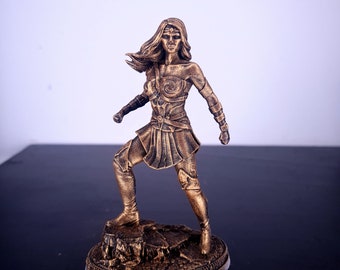 RAINHA MAEVE - The Boys - Presente para Fãs - Miniatura - Ouro Antigo - Arte de Fã