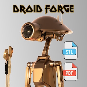 DUM-series Pit Droid Fan Art STL Datei Set in Lebensgröße