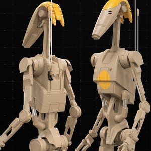 B1-series Battle Droid Life Size Printable Fan Art STL File Set image 5
