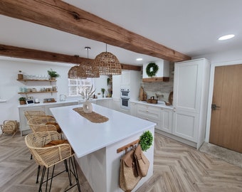 Vigas de imitación de madera - Cubiertas RSJ - Vigas de imitación esculpidas a mano