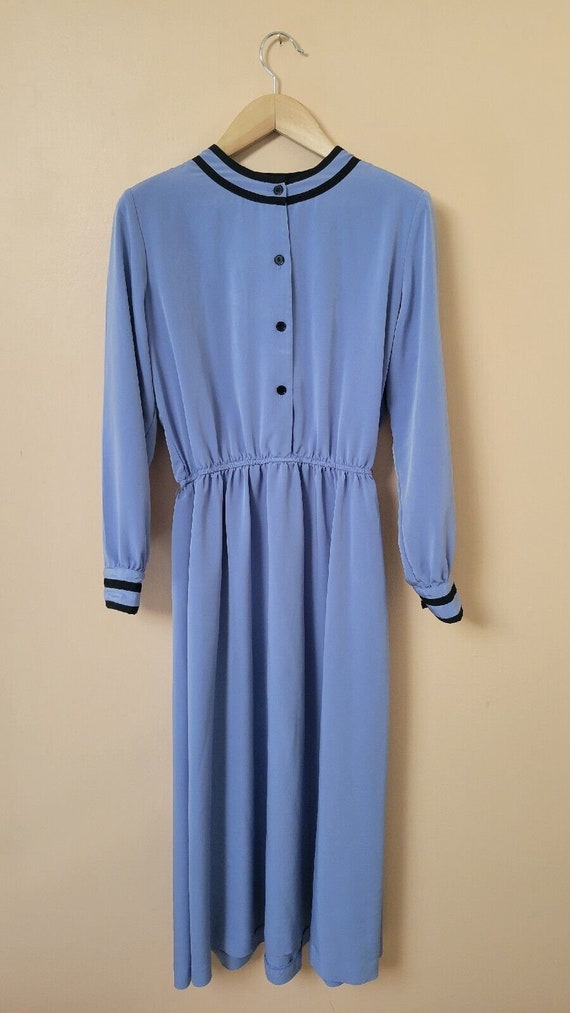 Willow Ridge Maxi Dress Size 14 Blue Purple Polyes