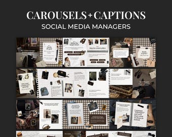 Modèles de carrousel Instagram pour album de scrapbooking marron - Gestionnaire de médias sociaux, créateur de contenu - Publications Instagram tendance beige neutre pour Canva