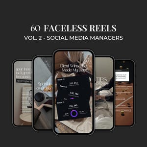 Social Media Manager Reels Bundle Template for Canva - Virtual Assistant, Content Creator - Digital Marketing Management Agency FC01