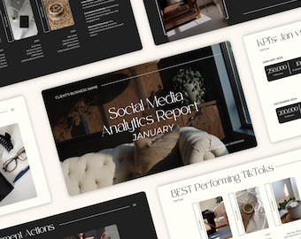 Social Media Tracking Canva Vorlage, Digitales Marketing Vorlage, Social Media Leiter, Virtuelle Assistenten, Coaching Vorlagen FC01