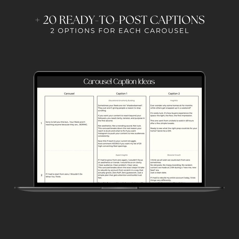 Burgundy Red Instagram Carousel Templates - Social Media Manager ...
