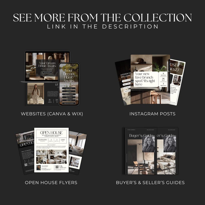 Real Estate Newsletter Template for Canva, Realtor Marketing, Email Marketing, Faceless Marketing, Mailchimp Email Template SI01 image 8