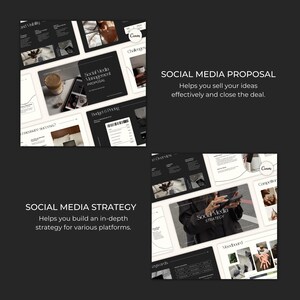 Plantilla de kit de gestión de redes sociales para Canva, plantillas de marketing digital para asistentes virtuales, plantillas de coaching, planificador de contenido FC01 imagen 6